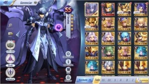 Tânatos + Caim + Poseidon A87 NVL 30 - Saint Seiya Awakening SSA