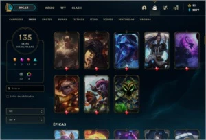 Conta Platina 4 - League of Legends LOL