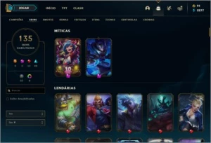 Conta Platina 4 - League of Legends LOL