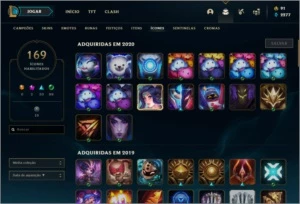 Conta Platina 4 - League of Legends LOL