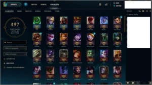Conta Diamante 5 com todos campeões e 120 skins - League of Legends LOL