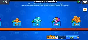 Conta de Brawl Stars com 23612 troféus com 56 brawlers