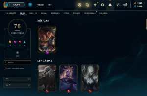 Conta Valorant (BETA) + LoL upadas, mais de R$750 gastos.
