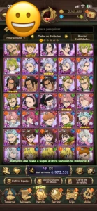 Conta 7Ds Grandcross Top Sem Vinculos - Seven Deadly Sins
