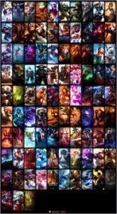 Conta com 100 skins - League of Legends LOL
