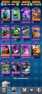 Conta Top Herói Cavaleiro + 7 Evoluções [3600 Gemas] - Clash Royale