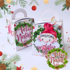 Caixa Mini Panetone - Arquivo Digital