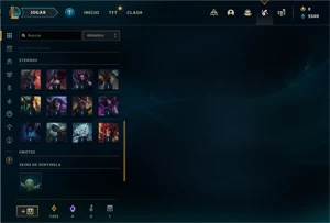 Conta platina 1 com lux elementalista sem email verificado - League of Legends LOL
