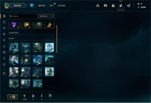 Conta platina 1 com lux elementalista sem email verificado - League of Legends LOL