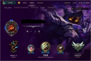 Vendo Conta de League Of Legends LOL