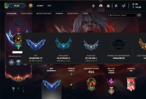 Platina 2 com TODOS os champs e 120 Skins + 9 Vitoriosas - League of Legends LOL