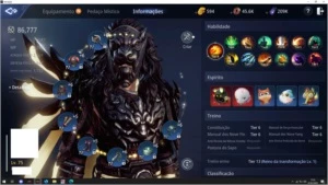 Conta MIR4 Lvl 75 /86,700k power 2 PET Vermelho / minera 6s