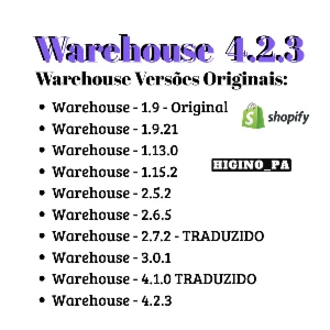 Tema Warehouse Varias Versões + Atualizações E Bônus - Outros