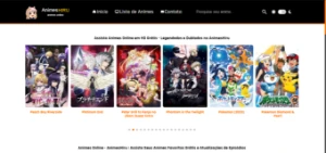 Template completo de site de animes online filmes e desenhos