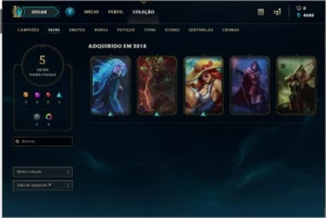 Conta Diamante 5 LoL Barato - League of Legends