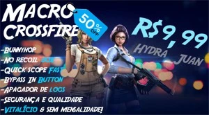 Macro para CrossFire, Sem Recoil, BunnyHop, Auto QS & Bypass