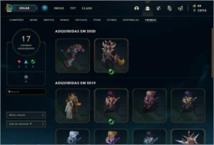 CONTA LEAGUE OF LEGENDS LOL