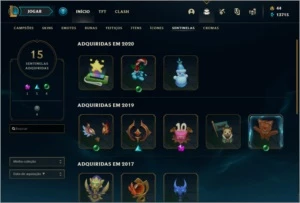 CONTA LEAGUE OF LEGENDS LOL