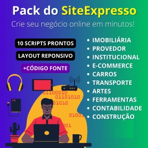 Pack - 10 Scripts de Sites Prontos com Painel Administrativo