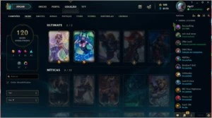 conta LOL nível 100+ / 120+ skins /G3 - League of Legends