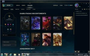 Conta Prata III com skin lendária - League of Legends LOL