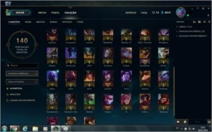 Conta Prata III com skin lendária - League of Legends LOL