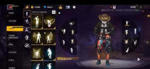 Conta de free fire nível 81