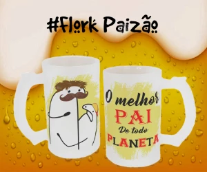 Arte Para Caneca de Shopp - Dia dos Pais Flork - Serviços Digitais