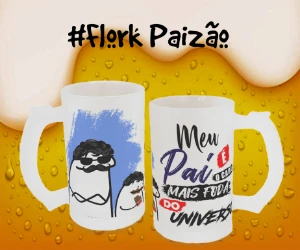 Arte Para Caneca de Shopp - Dia dos Pais Flork - Digital Services