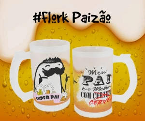 Arte Para Caneca de Shopp - Dia dos Pais Flork - Serviços Digitais