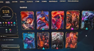 Conta De Lol Mono Darius, Com Quase Todas As Skins - League of Legends