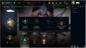 Smurf Platina 4 MMR BOM 40 Champions 11 skins - League of Legends LOL