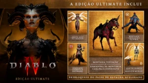 Diablo IV Edição Ultimate, Temporada 1 Completo + Campanha - Blizzard