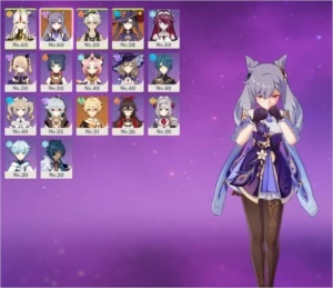 KEQING C1 + MONA GENSHIN AR 33 DIONNA C1 - Genshin Impact