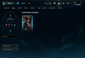 Esmeralda 4 com 25 Champs e 1 Skin ( SEM EMAIL CONFIRMADO ) - League of Legends LOL