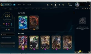 Conta unranked todos os champs 329 skins - League of Legends LOL