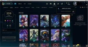 Conta unranked todos os champs 329 skins - League of Legends LOL