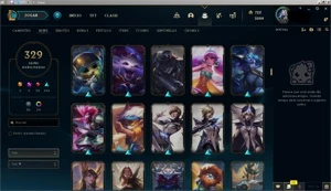 Conta unranked todos os champs 329 skins - League of Legends LOL