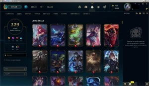 Conta unranked todos os champs 329 skins - League of Legends LOL