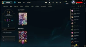 Conta LOL (Platina 1) de 2013/ 1 Skin Ultimate Lux Elemental - League of Legends