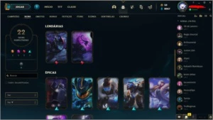 Conta LOL (Platina 1) de 2013/ 1 Skin Ultimate Lux Elemental - League of Legends