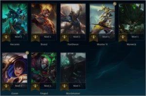 CONTA PRATA 2 LEVEL 62 - League of Legends LOL