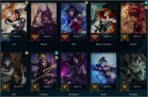 CONTA PRATA 2 LEVEL 62 - League of Legends LOL