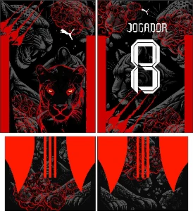 Arte Vetor Camisa Interclasse Pantera Mod-626 - Others