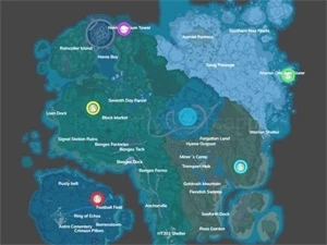 Tower of fantasy - Serviço mapa