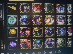 Lol 283 skins,full acesso barato platina IV - League of Legends