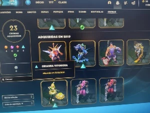 Lol 283 skins,full acesso barato platina IV - League of Legends
