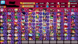 Conta de Brawl stars insana 126k se troféus