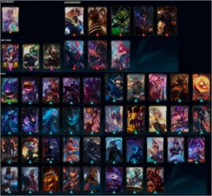 Conta Master 200lp + 122 champs + 105 skins (skins raras) - League of Legends LOL