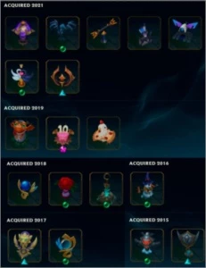 Conta Master 200lp + 122 champs + 105 skins (skins raras) - League of Legends LOL
